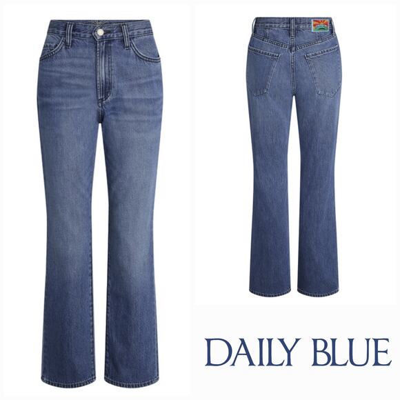 NWT Daily Blue Adriano Goldschmied Manya Straight Leg Jeans Sz. 29 Champlain